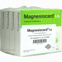 Magnesiocard Iv Ampullen 10 x 10 ml - ab 6,09 €