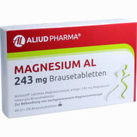 Magnesium Al 243mg Brausetabletten  20 Stück - ab 3,49 €