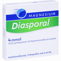 Magnesium Diasporal 4mmol Injektionslösung Ampullen 5 x 2 ml - ab 8,90 €