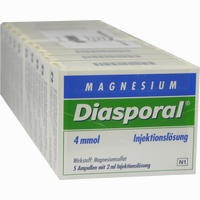 Magnesium Diasporal 4mmol Injektionslösung Ampullen 5 x 2 ml - ab 9,10 €