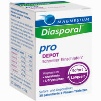 Magnesium Diasporal Pro Dep Schneller Einschlafen 30 Stück