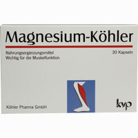 Magnesium- Köhler Kapseln 1 x 60 Stück - ab 3,53 €