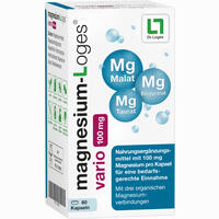 Magnesium- Loges Vario 100 Mg Kapseln  60 Stück - ab 7,19 €
