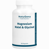 Magnesium Malat & Glycinat Hochdosiert + Vegan 90 Stück