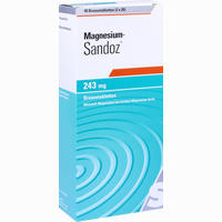 Magnesium- Sandoz 243mg Brausetablette Brausetabletten 20 Stück - ab 4,65 €