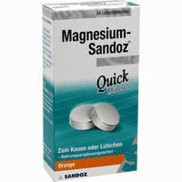 Magnesium- Sandoz Quick Minerals Lutschtabletten 24 Stück 