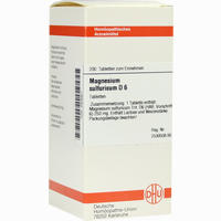 Magnesium Sulf D6 Tabletten 80 Stück - ab 7,60 €