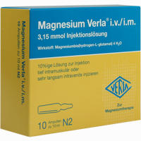 Magnesium Verla Ampullen 10 x 10 ml 