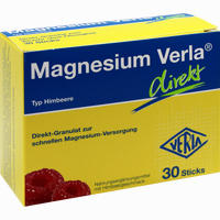 Magnesium Verla Direkt Himbeere Granulat 30 Stück - ab 6,73 €