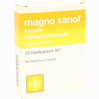 Magno Sanol Kapseln  20 Stück - ab 3,10 €