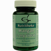 Mangan 2mg Citrat Kapseln 60 Stück - ab 10,33 €