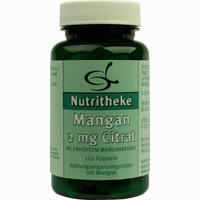 Mangan 2mg Citrat Kapseln 60 Stück - ab 10,33 €