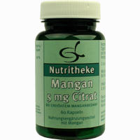 Mangan 5mg Citrat Kapseln 60 Stück - ab 13,77 €