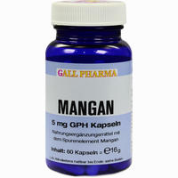 Mangan 5mg Gph Kapseln  60 Stück - ab 9,85 €