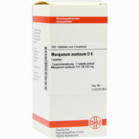 Manganum Acet D6 Tabletten 80 Stück - ab 7,51 €