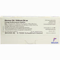 Marmor D6/stibium D6 Aa Ampullen  8 x 1 ml - ab 23,45 €