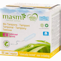 Masmi Bio Tampons Classic 100% Bio Baumwolle 18 Stück