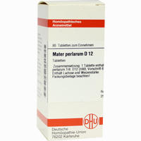 Mater Perlarum D12 Tabletten 80 Stück - ab 8,35 €