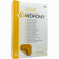 Medihoney Antibakterieller Gelverband 5x5cm 10 Stück