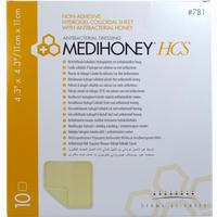 Medihoney Hcs Hydrogelverband 11x11cm Non- Adhesiv 10 Stück