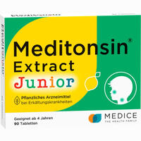 Meditonsin Extract Junior Pflanzl. Erkältungstabl.  90 Stück