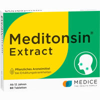 Meditonsin Extract Pflanzl. Erkältungstabl.  60 Stück