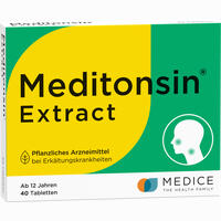 Meditonsin Extract Pflanzl. Erkältungstabl.  40 Stück
