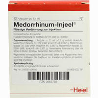 Medorrhinum- Injeel Nosode Ampullen  10 Stück - ab 15,57 €