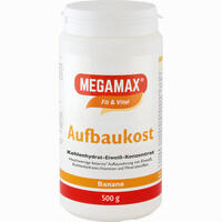 Megamax Aufbaukost Banane Pulver 1.5 KG - ab 1,39 €