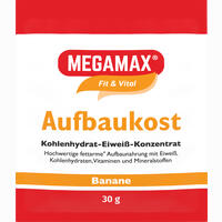Megamax Aufbaukost Banane Pulver 30 g