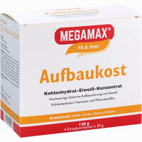 Megamax Aufbaukost Einzelportionen 4 Geschmacksrichtungen Pulver 4 x 30 g