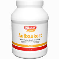 Megamax Aufbaukost Vanille Pulver 1.5 KG - ab 1,38 €