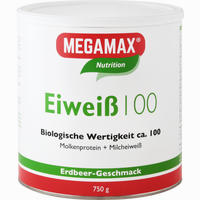 Megamax Eiweiß 100 Erdbeer Pulver 750 g - ab 15,12 €