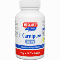 Megamax L- Carnipure 500mg Kautabletten 60 Stück