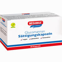 Megamax Sättigungskapseln Glucomannan  60 Stück - ab 11,68 €