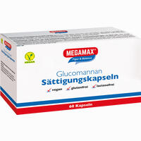 Megamax Sättigungskapseln Glucomannan  60 Stück - ab 11,70 €