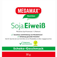 Megamax Soja Eiweiss Schoko Pulver 30 g 