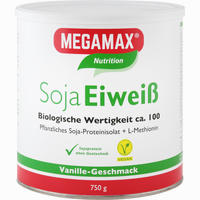 Megamax Soja Eiweiss Vanille Pulver 750 g - ab 13,64 €