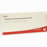 Membrana Sinuum Par Gl D6 Ampullen 10 x 1 ml