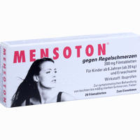 Mensoton gegen Regelschmerzen Filmtabletten 20 Stück 