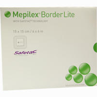 Mepilex Border Lite 15x15cm Steril Verband MÃ¶lnlycke Health Care GmbH 5 Stück 