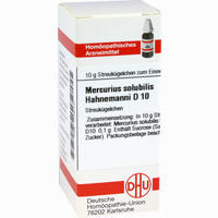 Mercurius Solubilis Hahnemanni D10 Globuli 10 g