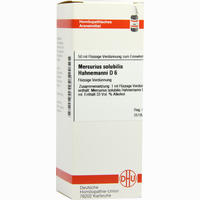 Mercurius Solubilis Hahnemanni D6 Dilution 50 ml