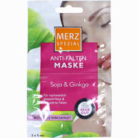Merz Spezial Anti- Falten Maske Soja & Ginkgo Gesichtsmaske 2 x 5 ml 
