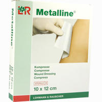 Metalline Kompr Ster 10x12 Kompressen 50 Stück - ab 12,49 €