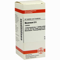 Mezereum D6 Tabletten 80 Stück - ab 7,43 €