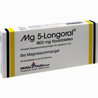 Mg 5 Longoral Kautabletten 100 Stück - ab 3,13 €