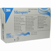 Micropore Vliespflaster Weiß5.00cmx9.10m M.spender 6 Stück