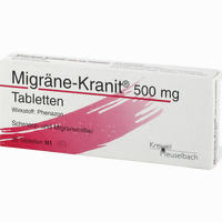 Migräne- Kranit 500mg Tabletten  10 Stück - ab 3,43 €