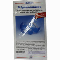 Migraene Maske Blau 1 Stück